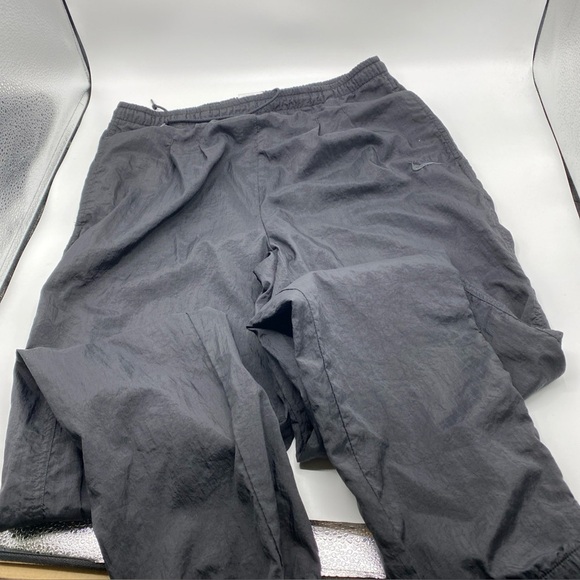 Nike Performance Pants Women's Black Ankle Zip Windbreaker Y2K Vintage Small - Picture 1 of 11